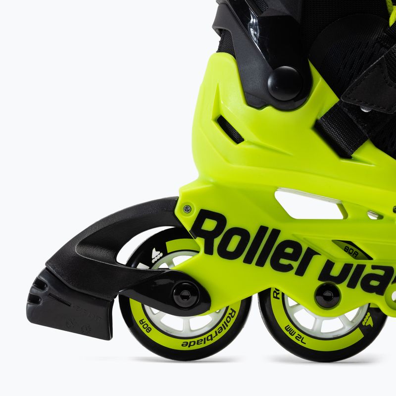 Роликові ковзани дитячі Rollerblade Microblade чорно-жовті7101700215 7
