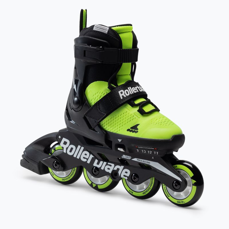 Роликові ковзани дитячі Rollerblade Microblade жовті 7102000215