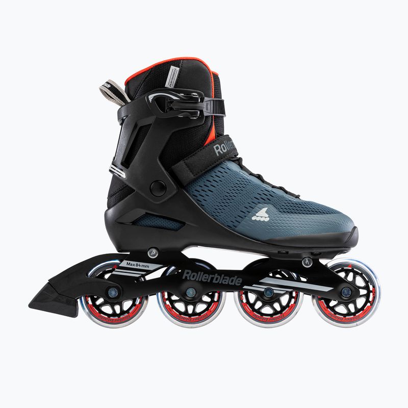Чоловічі ролики Rollerblade Sirio 80 orion blue/spicy orange 2
