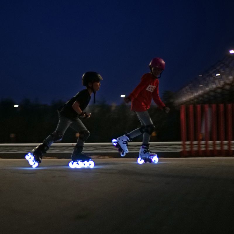 Роликові колеса Rollerblade Moonbeams Led Wheels 72мм/82A 4 шт. білі 06130000 101 7