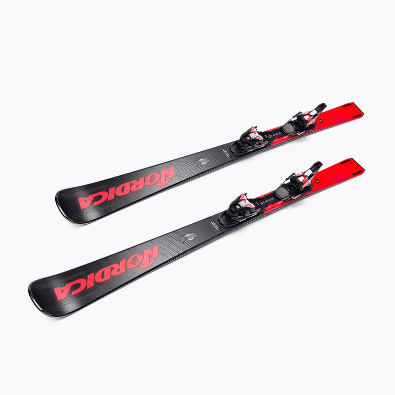 Лижі гірські Nordica DOBERMANN SPITFIRE 80 RB + XCELL 12 FDT чорно-червоні 0A1236LB 001 4