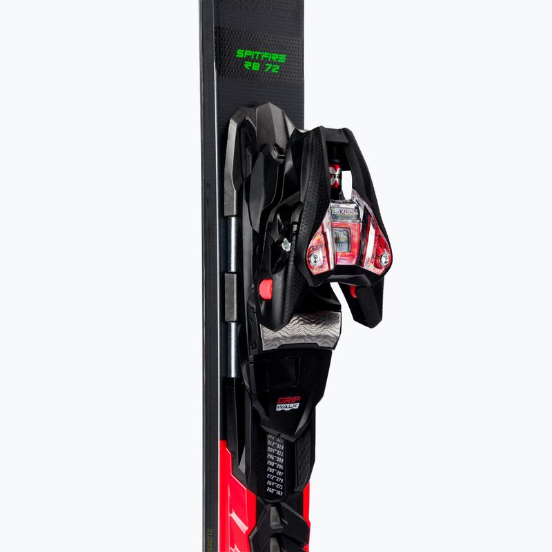 Лижі гірські Nordica DOBERMANN SPITFIRE 72 RB + XCELL 12 FDT чорні 0A1240LB 001 6