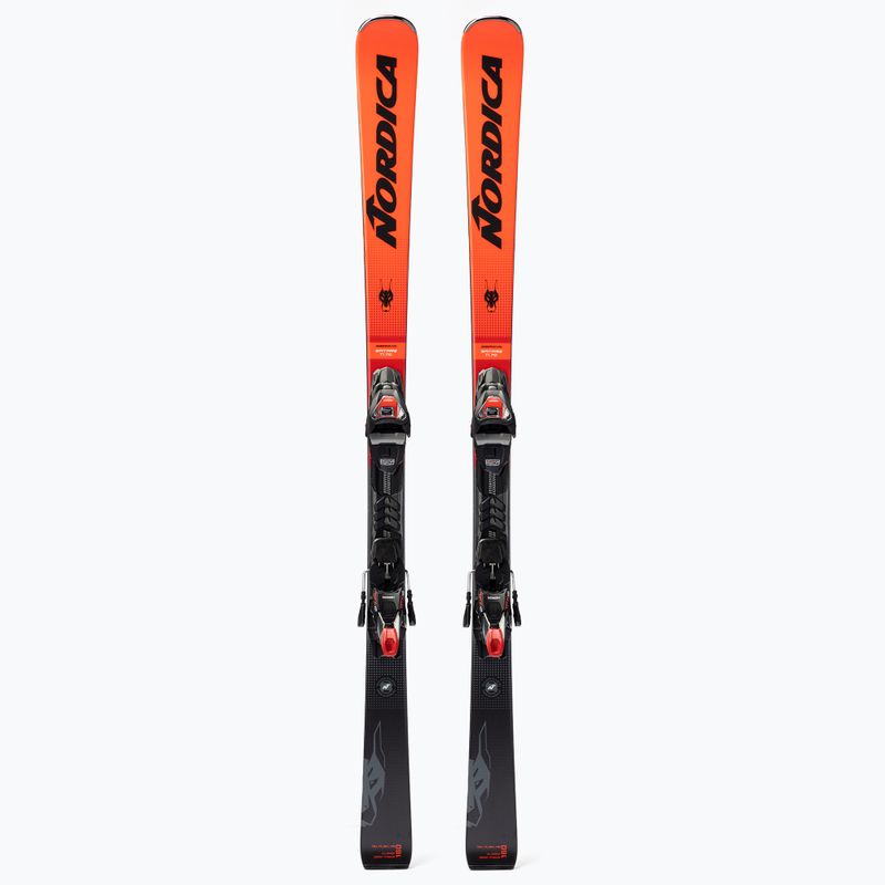Лижі гірські Nordica DOBERMANN SPITFIRE 70 TI + TPX12 FDT червоно-чорні 0A1244NA001