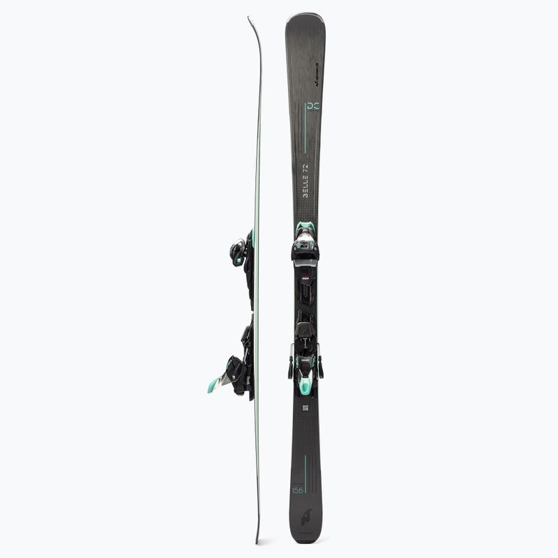Лижі гірські жіночі Nordica BELLE DC 72 + TP2LT11 FDT чорні 0A1268OC 001 2