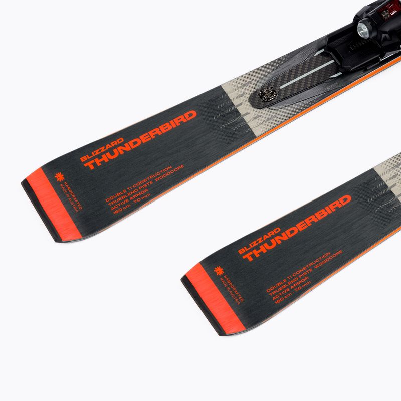 Лижі гірські Blizzard Thunderbird R13 + TPX 12 чорні 8A1036AL001 9