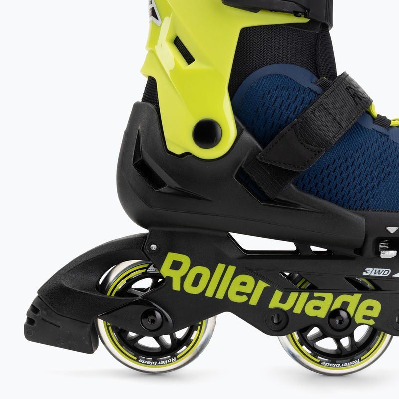Дитячі ролики Rollerblade Microblade 3WD Jr blue royal/lime 6