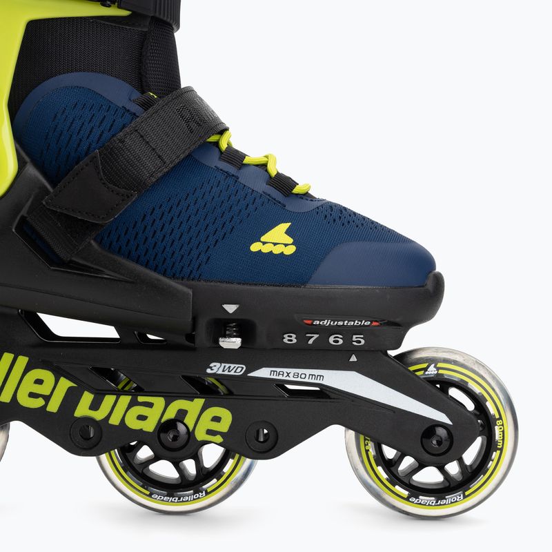 Дитячі ролики Rollerblade Microblade 3WD Jr blue royal/lime 7