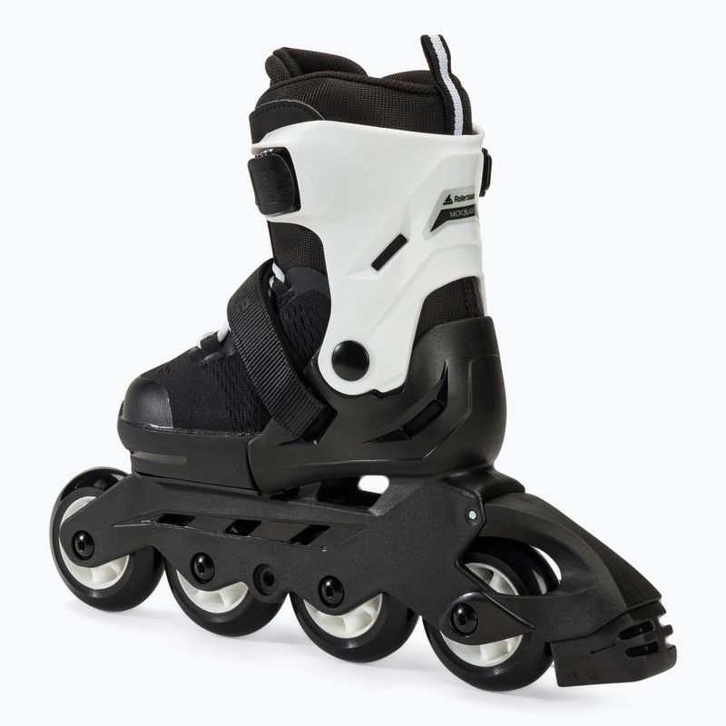 Дитячі роликові ковзани Rollerblade Microblade чорні/білі 3