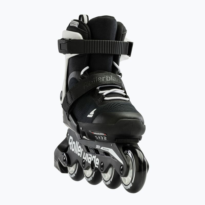 Дитячі роликові ковзани Rollerblade Microblade чорні/білі 10