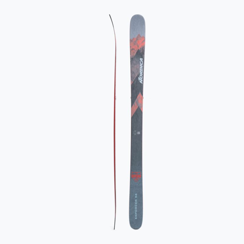 Лижі гірські Nordica ENFORCER 94 Flat сіро-червоні 0A230800001 2
