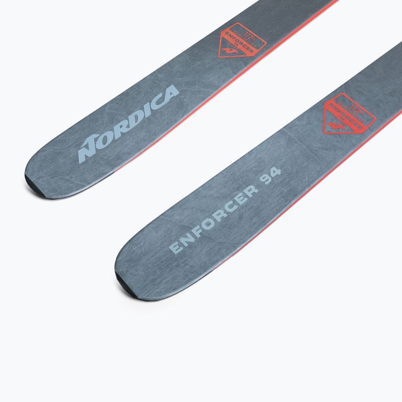 Лижі гірські Nordica ENFORCER 94 Flat сіро-червоні 0A230800001 6