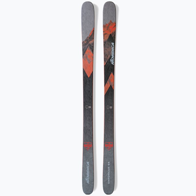 Лижі гірські Nordica ENFORCER 94 Flat сіро-червоні 0A230800001 7