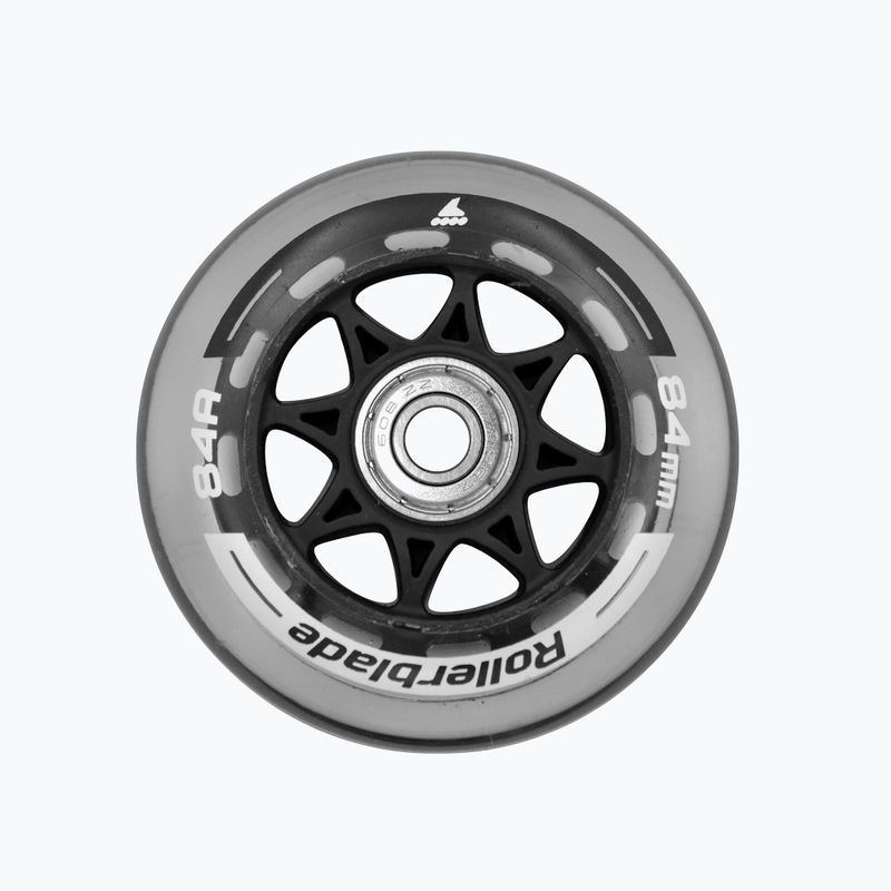 Колеса для роликових ковзанів Rollerblade Wheels XT 84MM + SG7 8 шт. сірі 06953400080