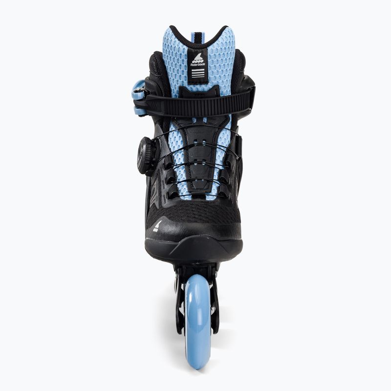 Роликові ковзани жіночі Rollerblade Macroblade 84 BOA чорно-блакитні 07370700092 4
