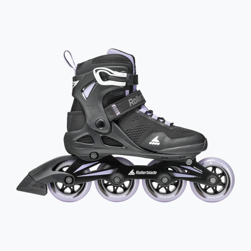 Роликові ковзани жіночі Rollerblade Macroblade 84 чорно-фіолетові 07370900 9