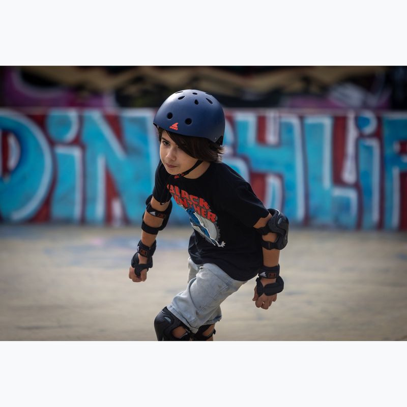 Дитячі ролики з захистом Rollerblade Fury Combo Jr black/red 9