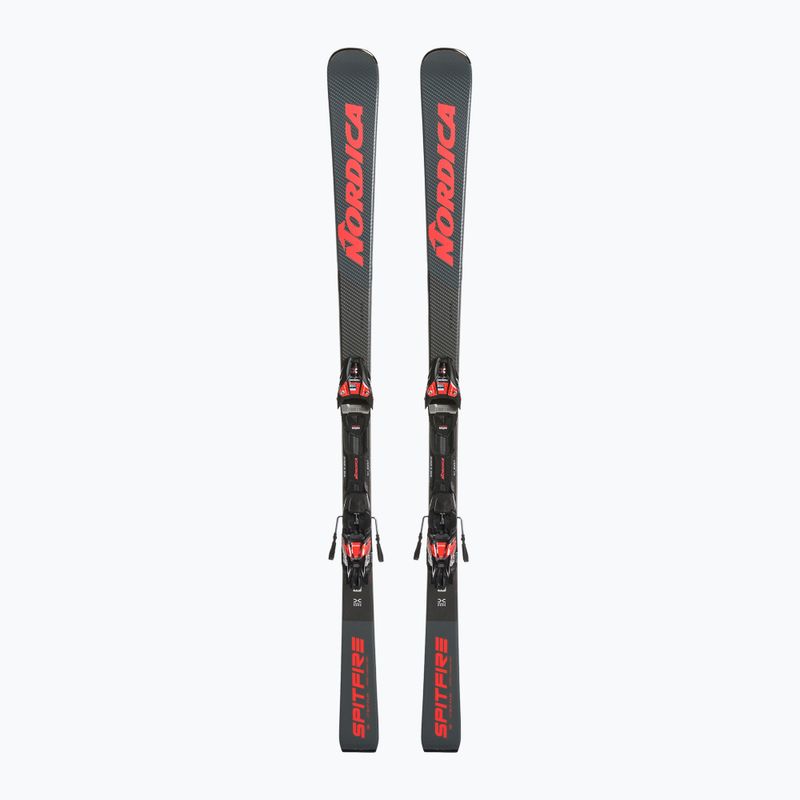 Лижі гірські Nordica Spitfire DC 68 Pro FDT + XCELL12 FDT grey/red