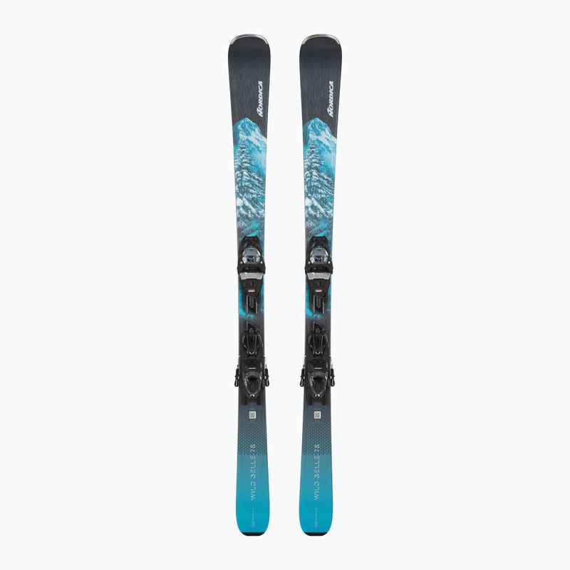 Лижі гірські жіночі Nordica Wild Belle 78 + Кріплення TP2COMP10 FDT anthrazite/aqua