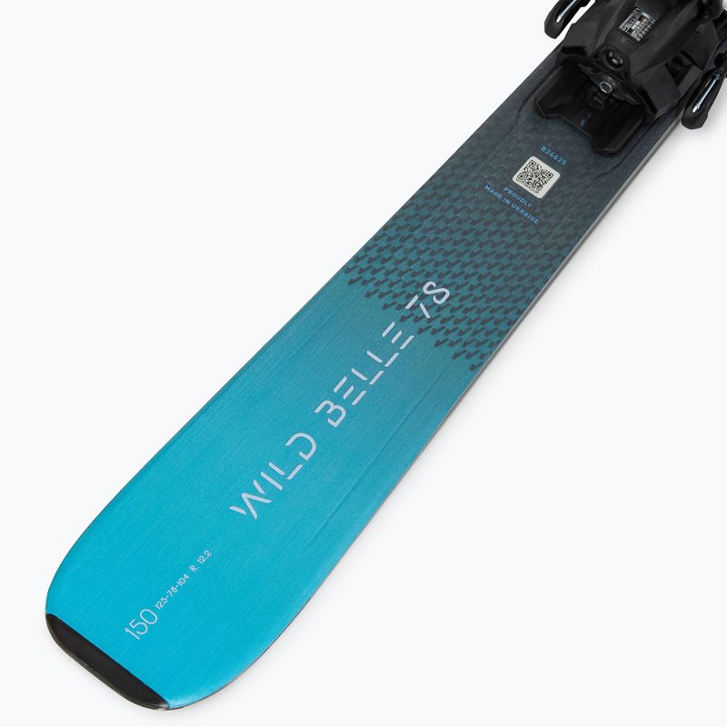 Жіночі гірськолижні лижі Нордіса Вілд Велле   кріплення ТРСОМР ФДТ антхрасітеакуа 7