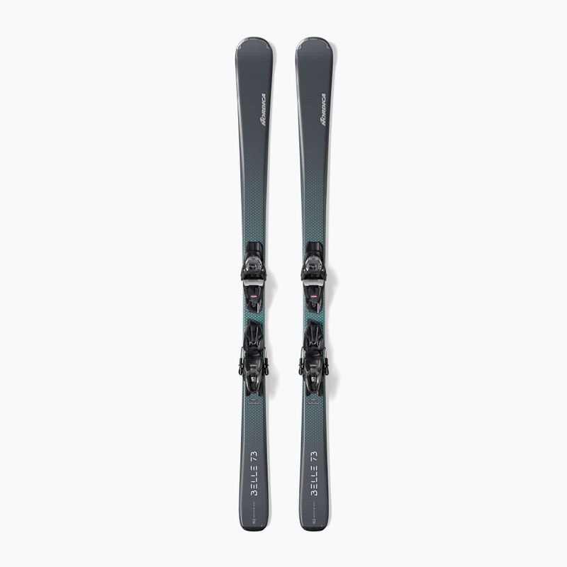 Лижі гірські жіночі Nordica Belle 73 + TP2 COMP10 FDT grey/aqua