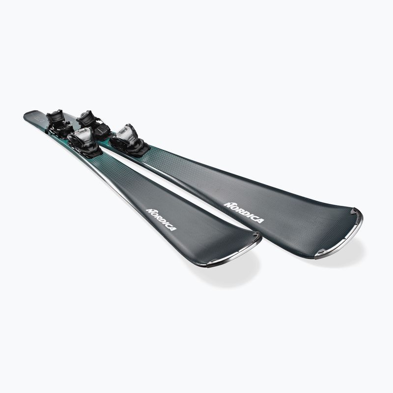 Лижі гірські жіночі Nordica Belle 73 + TP2 COMP10 FDT grey/aqua 2