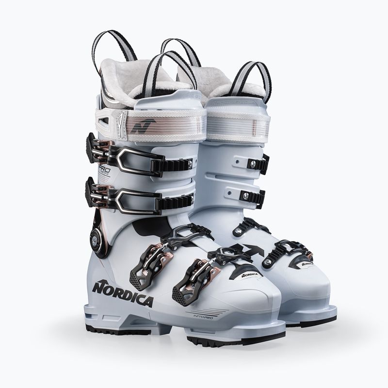 Черевики гірськолижні жіночі Nordica Pro Machine 105 W GW white/black/pink 6