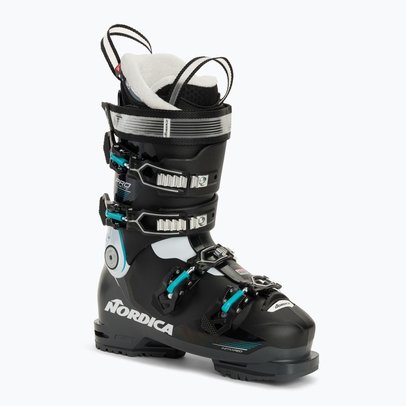 Черевики гірськолижні жіночі Nordica Pro Machine 85 W GW black/white/green