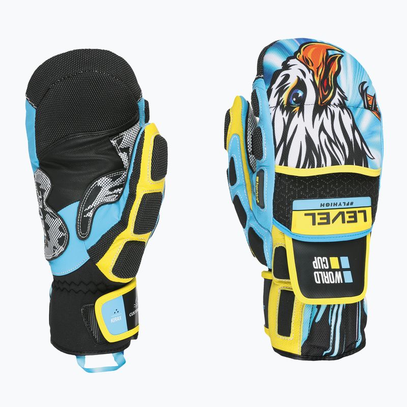 Рукавиці гірськолижні Level Worldcup CF Mitt yellow/blue