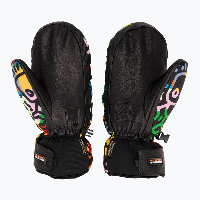 Рукавиці гірськолижні дитячі Level Vertigo Mitt Teen pattern 3