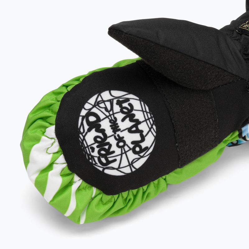 Рукавиці гірськолижні дитячі Level Animal lime 4