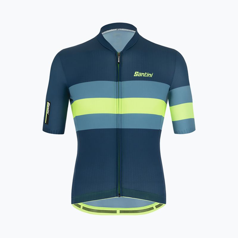 Велофутболка чоловіча Santini Sleek Bengal блакитна 2S94475CESLKBENGVFS