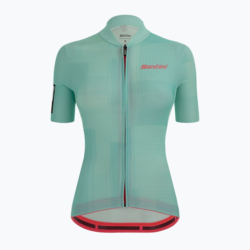 Велофутболка жіноча Santini Delta Kinetic блакитна 2S940L75DELTAKINEACS