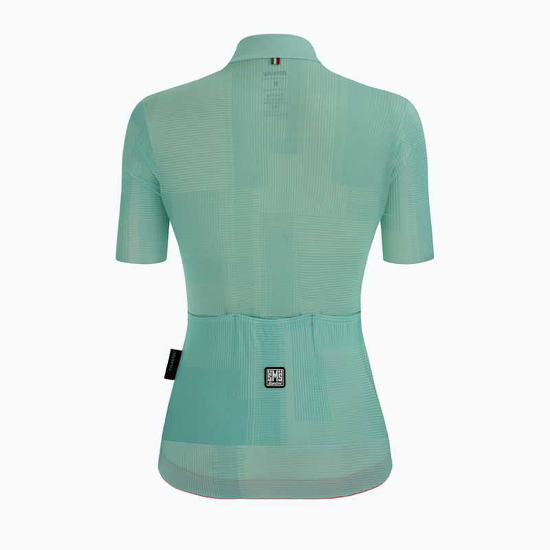 Велофутболка жіноча Santini Delta Kinetic блакитна 2S940L75DELTAKINEACS 2