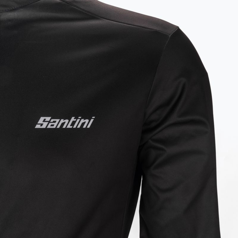 Куртка велосипедна чоловіча Santini Nebula Windproof/Rain чорна 2W33275NEBULPURONE 3
