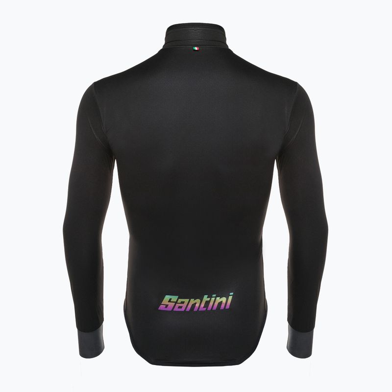 Куртка велосипедна чоловіча Santini Guard Nimbus чорна 2W52275GUARDNIMBNES 2