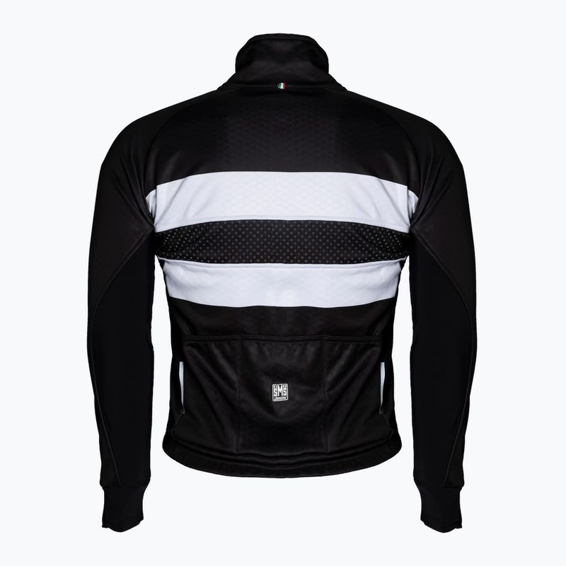Куртка велосипедна чоловіча Santini Colore Bengal чорна 2W50775COLORBENGNE 2