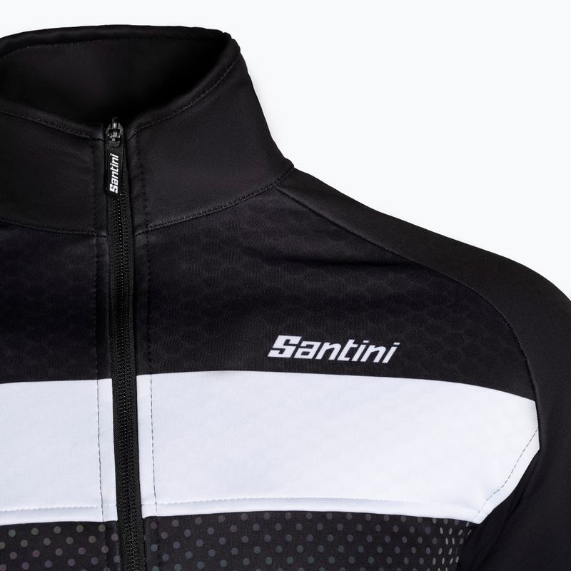 Куртка велосипедна чоловіча Santini Colore Bengal чорна 2W50775COLORBENGNE 3