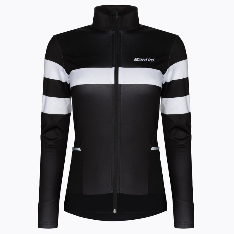 Куртка велосипедна жіноча Santini Coral Bengal чорна 2W216175