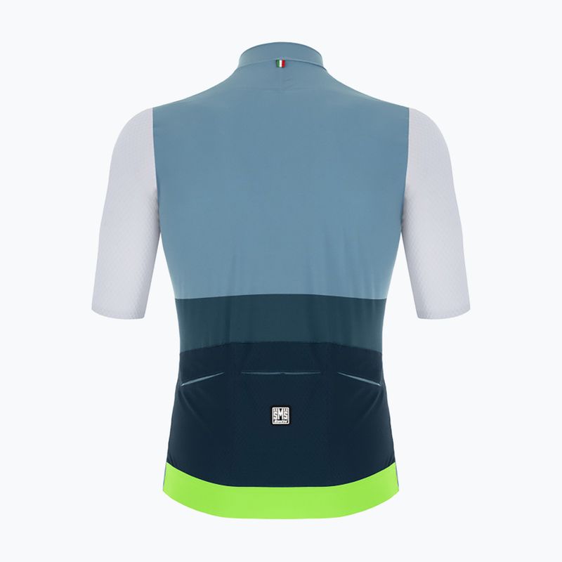 Велофутболка чоловіча Santini Redux Istinto fluor green 2S94475REDUXISTIVFS 2