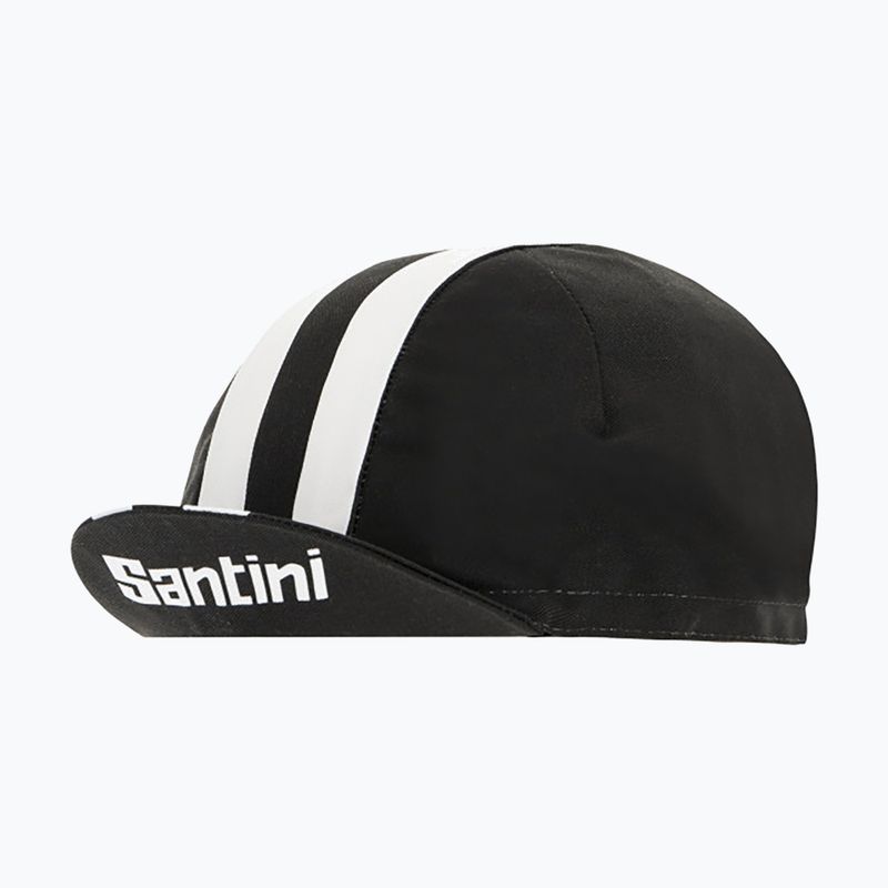 Шапка велосипедна під шолом Santini Bengal чорна 2S460COTBENGNEUNI 8