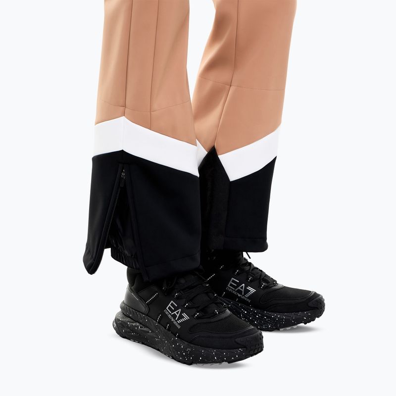 Комбінезон лижний жіночий EA7 Emporio Armani Pure Softshell Jumpsuit mocha mousse 6