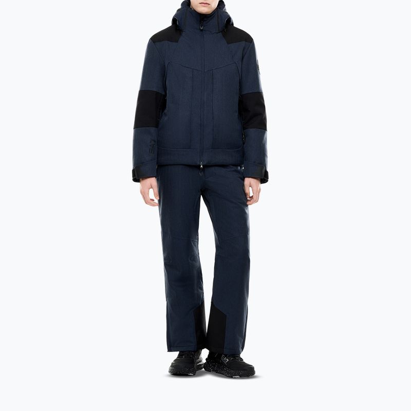 Куртка лижна чоловіча EA7 Emporio Armani Elitary Fashion fancy blue herringbo 2