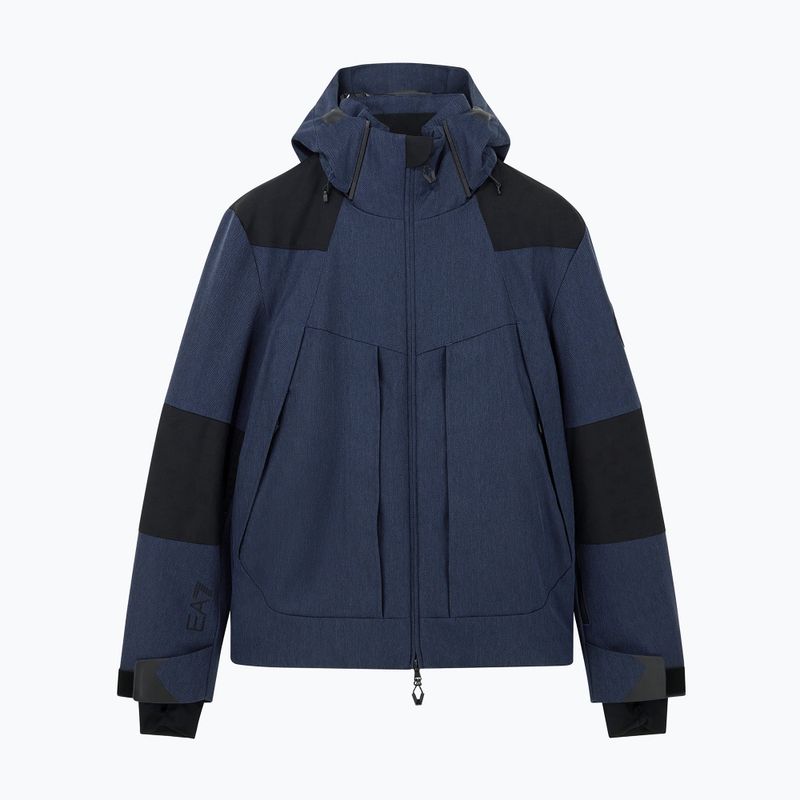 Куртка лижна чоловіча EA7 Emporio Armani Elitary Fashion fancy blue herringbo 5