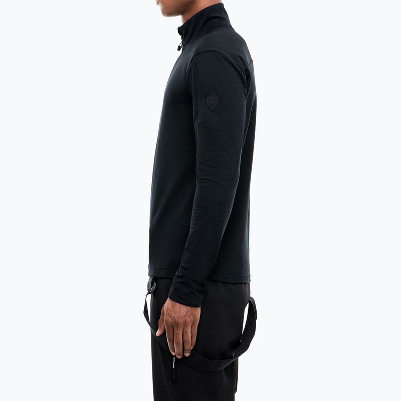 Кофта лижна чоловіча EA7 Emporio Armani Pure Powerstretch T-Top Half Zip black 4