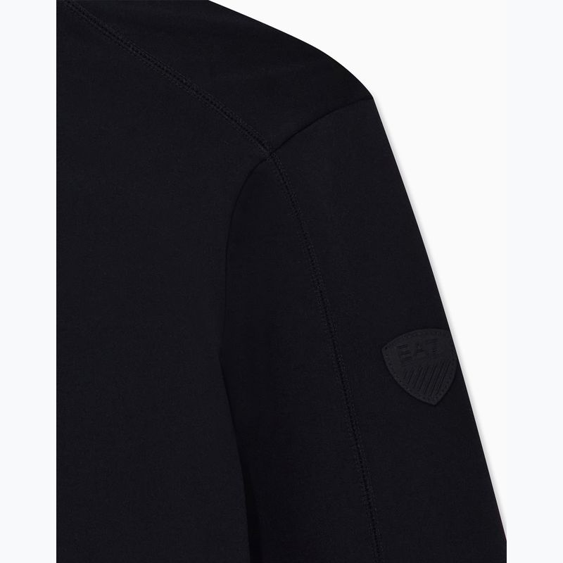 Кофта лижна чоловіча EA7 Emporio Armani Pure Powerstretch T-Top Half Zip black 8
