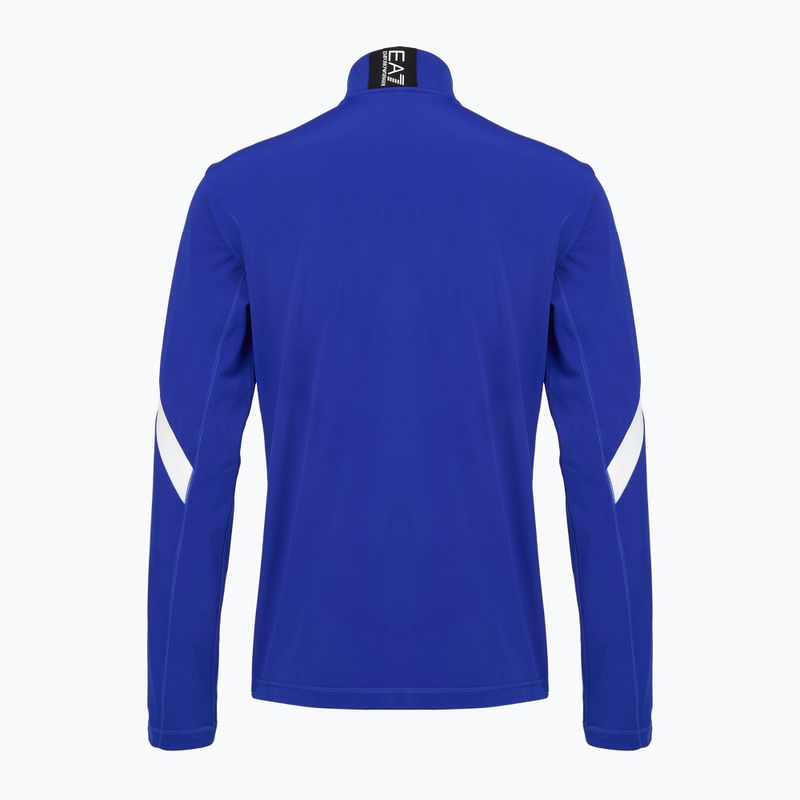 Кофта лижна чоловіча EA7 Emporio Armani Pure Powerstretch T-Top Full Zip new royal 2