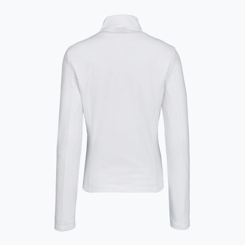 Кофта лижна жіноча EA7 Emporio Armani Pure Powerstretch T-Top Half Zip white 2
