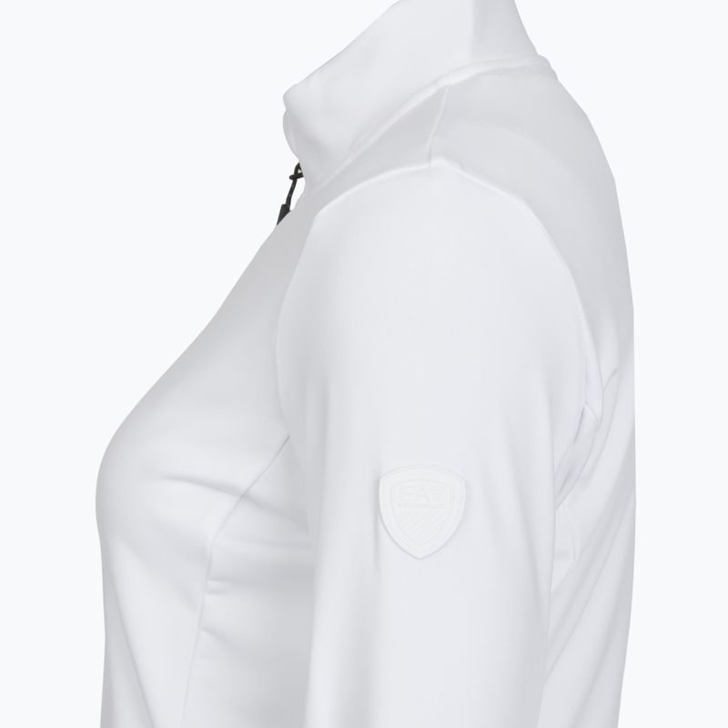 Кофта лижна жіноча EA7 Emporio Armani Pure Powerstretch T-Top Half Zip white 3