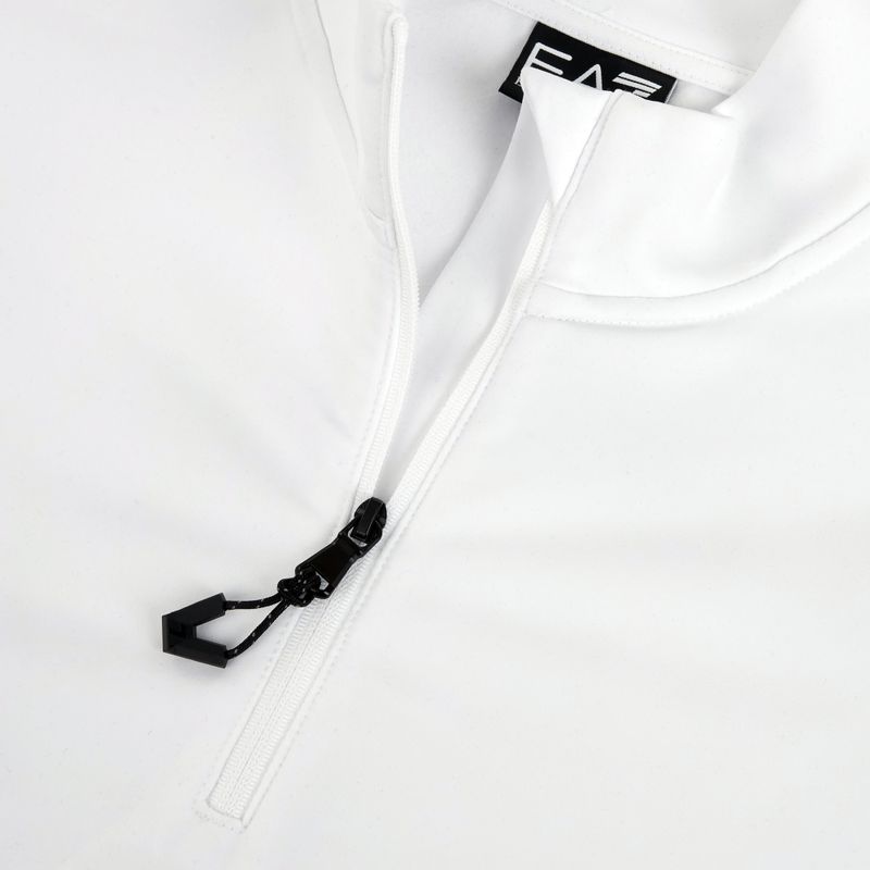 Кофта лижна жіноча EA7 Emporio Armani Pure Powerstretch T-Top Half Zip white 4