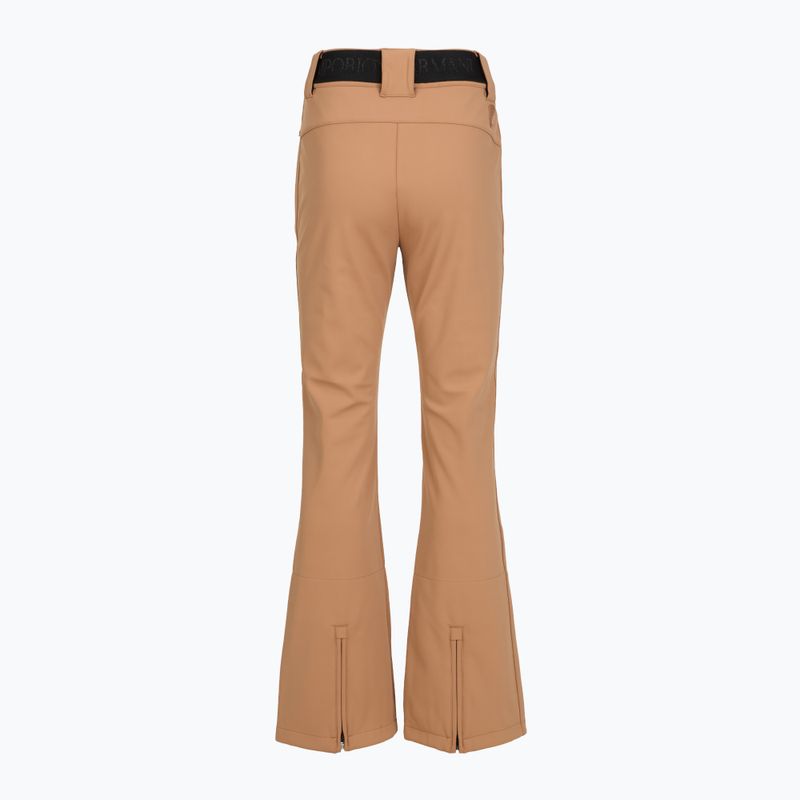 Штани лижні жіночі EA7 Emporio Armani Pure Softshell Waisted mocha mousse 2